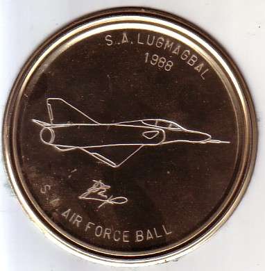 SA Air Force Ball 1988 coaster