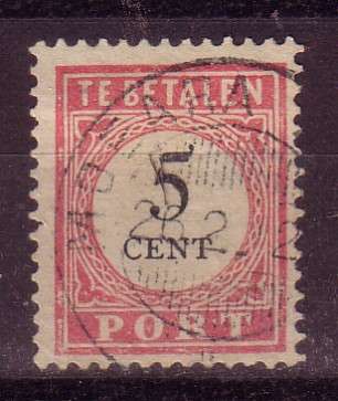 Netherlands, 5c Te Betalen stamp, used