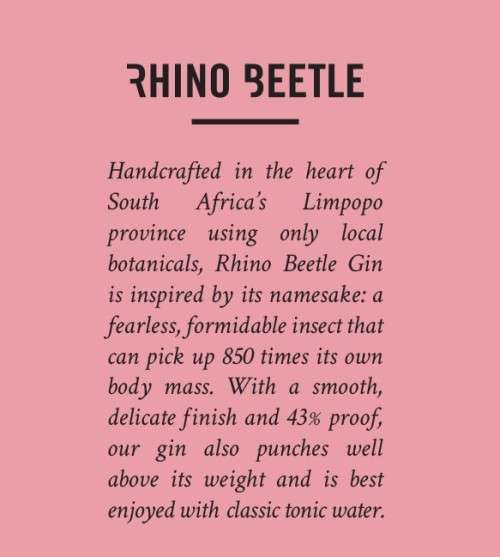 Rhino Beetle Gin 500ml - Cotton Candy