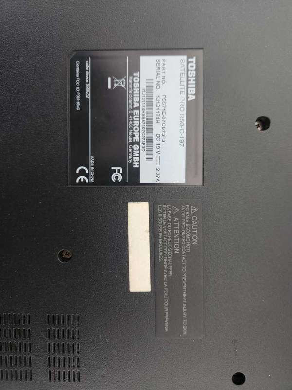 Toshiba Satellite Pro R50