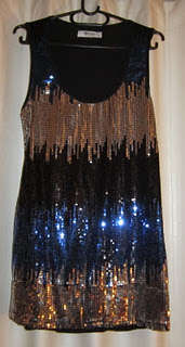 Vintage Vest Blouse  with Sequence