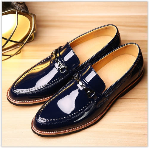 Men Shoes Genuine Leather Shoes Red Black Brown Classic Low Cut Business Wedding