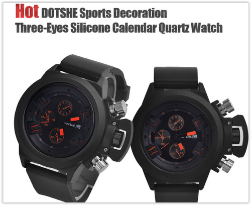 Men Watches Decorative 3 Eyes Dials CRAZY R200 Free shipping!!