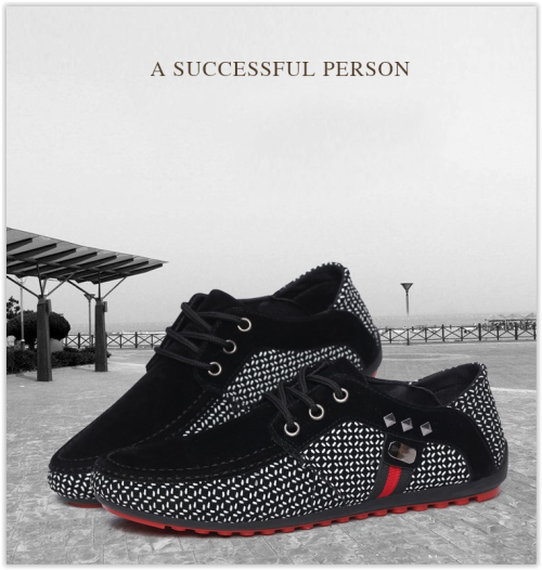 Men Breathable Lace Up Shoes Business Fashion Flats Crazy R349