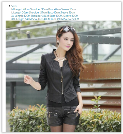 Women Leather Jacket  CRAZY R300