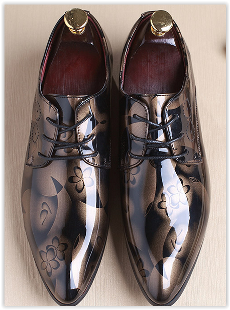 Men Wedding Shoes Oxford Big Sizes PU Leather Multi Colour Shoes Lace Up Business free shipping
