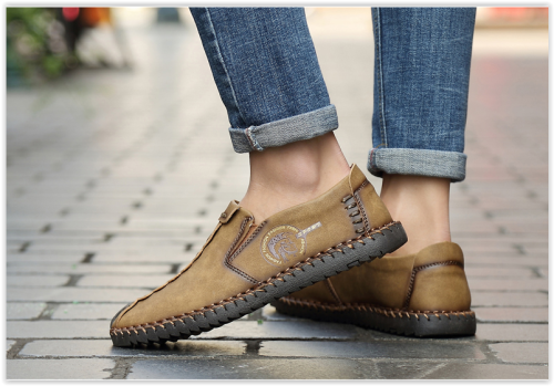 Men Genuine Leather Shoes New 6 types Unbeatable Beautiful Casual Comfortable Flat Loafers MAD R350