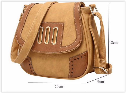 Women Bag PU Leather Bag Crossbody Messenger Bag Crazy R199