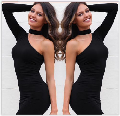 Winter Sprint Party Dress Women CRAZY R200 Simple Fitted