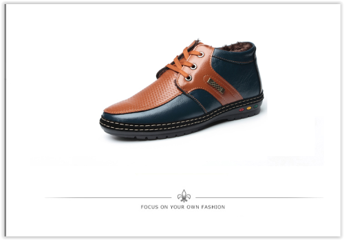 Genuine Leather Men Shoes Male Luxury Winter 2018 Fashion  MAD R550 free shipping