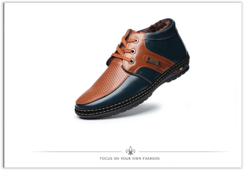 Genuine Leather Men Shoes Male Luxury Winter 2018 Fashion  MAD R550 free shipping