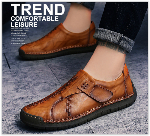 Men Genuine Leather Shoes Classic Fashion Male MAD R449