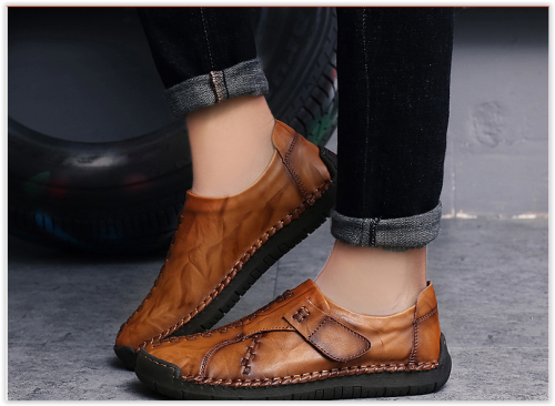 Men Genuine Leather Shoes Classic Fashion Male MAD R449