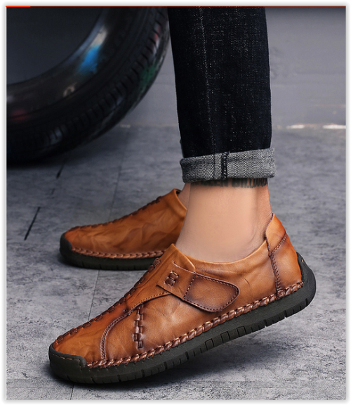 Men Genuine Leather Shoes Classic Fashion Male MAD R449