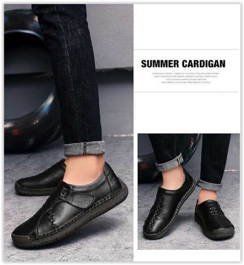 Men Genuine Leather Shoes Classic Fashion Male MAD R449