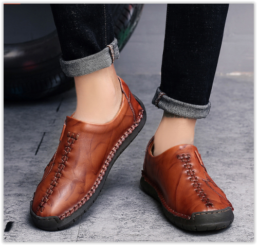 Men Genuine Leather Shoes Classic Fashion Male MAD R449
