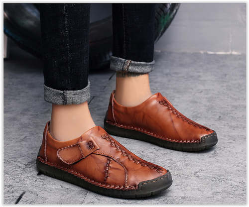 Men Genuine Leather Shoes Classic Fashion Male MAD R449