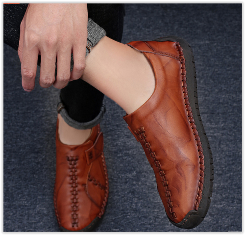 Men Genuine Leather Shoes Classic Fashion Male MAD R449