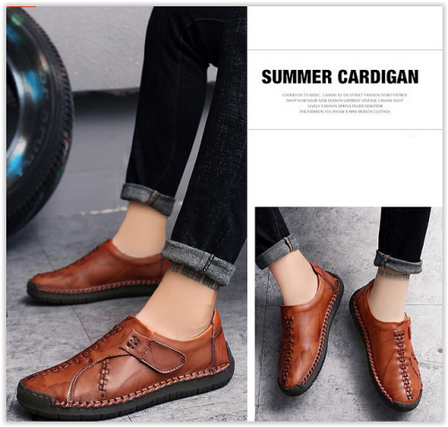 Men Genuine Leather Shoes Classic Fashion Male MAD R449