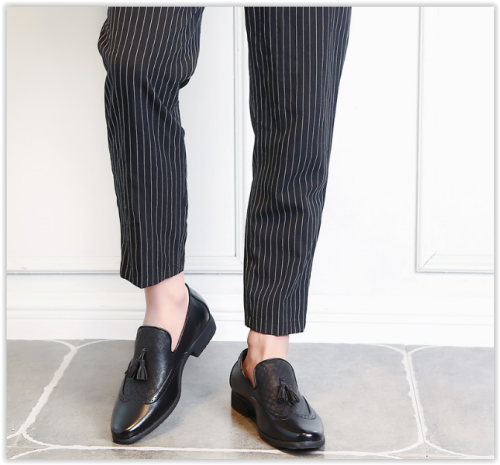 Men Loafers Shoes Oxford Business Shoes,Spring Autumn Men Casual Flat Patern Crazy R450