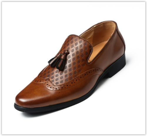 Men Loafers Shoes Oxford Business Shoes,Spring Autumn Men Casual Flat Patern Crazy R450