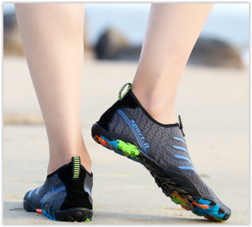 Unisex Water Summer Shoes Breathable Anti - Skid Swimming Sneakers Big Sizes  Crazy R450