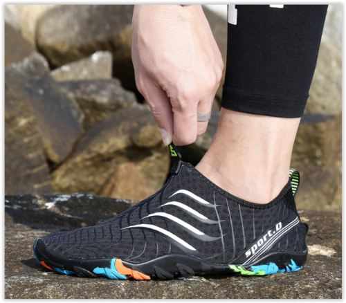 Unisex Water Summer Shoes Breathable Anti - Skid Swimming Sneakers Big Sizes  Crazy R450