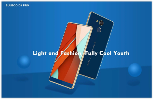 BLUBOO D5 PRO Smartphone 5.5" display 3GB 32GB MTK6737 Quad-core Android 7.0 2700mAh 13MPfingerprint