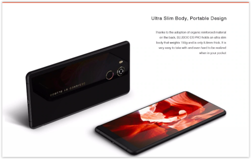 BLUBOO D5 PRO Smartphone 5.5" display 3GB 32GB MTK6737 Quad-core Android 7.0 2700mAh 13MPfingerprint