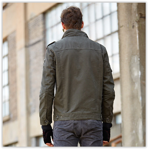 Men Military Jacket Winter Casual Army Clothes MAD R650
