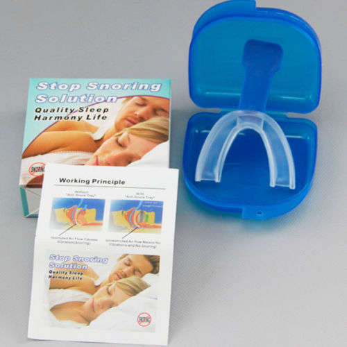 Sleep Quiet with 2 lovelly items:Silicon Stop Snoring Nose Clip Anti Snore Sleep+ Mouth Device Guard