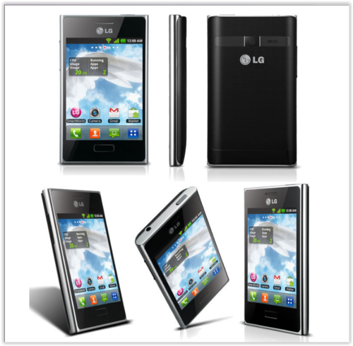 unlocked original LG Optimus L3 E400 SmartPhone GPS WIFI 5MPcamera Android refurbished Free Shipping