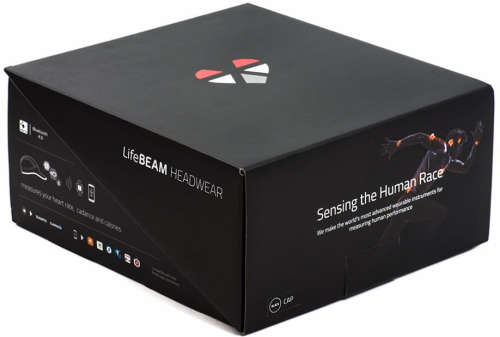 LifeBEAM Smart Hat With Integrated Heart Rate Monitor - White & Silver