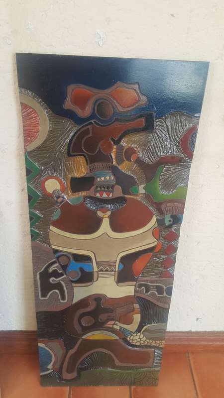 Lucky Sibiya: Woodcut