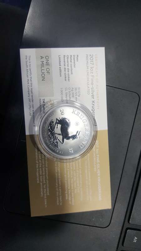 2017 Silver Kruger Rands