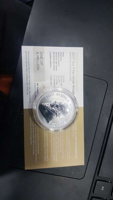 2017 Silver Kruger Rands