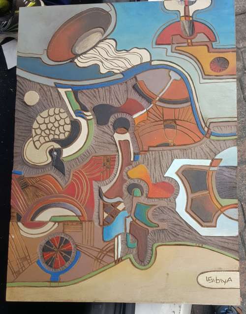 Lucky Sibiya woodcut