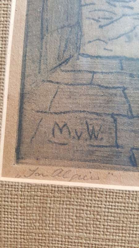 Martin van Waning: Original signed etching