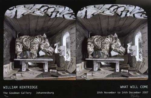 William Kentridge editioned signed poster