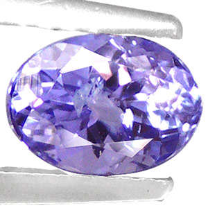 VVS 0.10CTS OVAL  TANZANITE- VALUE R1'020.00- APPRAISAL SUPPLIED