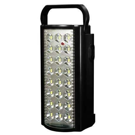 Switched - Rechargeable Emergency Lantern with Power Bank - Black