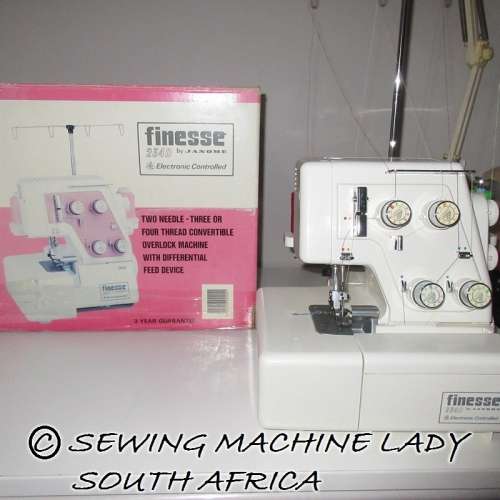 JANOME FINESSE 234D OVERLOCKER IN BOX + free trolley