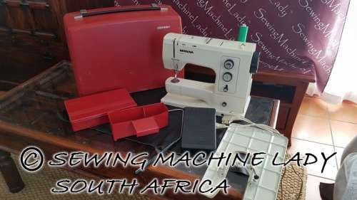 BERNINA SWISS MADE 830 IN RED CARRY CASE