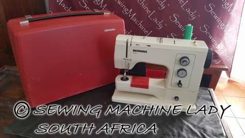 BERNINA SWISS MADE 830 IN RED CARRY CASE