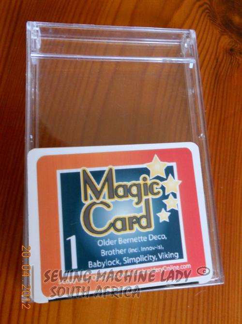 MAGIC BOX CARD NR.1 OESD FOR EMBROIDERY MACHINE (1x CARD ONLY)