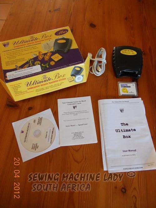 VIKANT ULTIMATE BOX II FOR EMBROIDERY MACHINE -SAVE YOUR DESIGN CARDS TO CD!