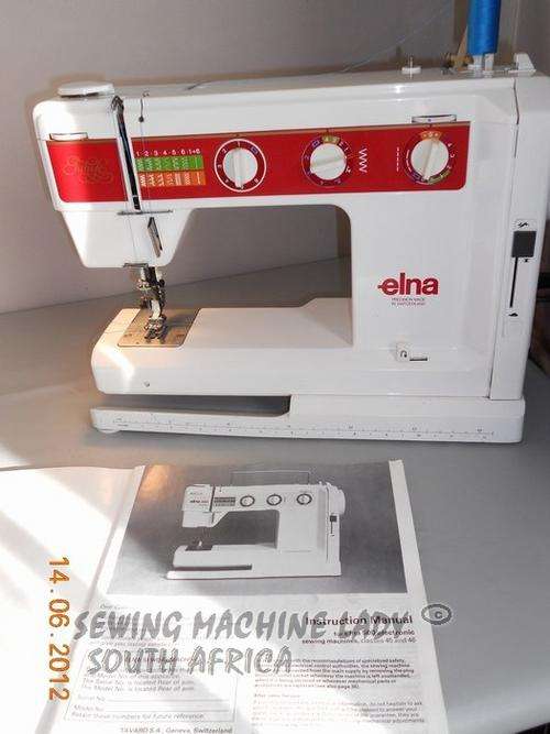 ELNA JUBILE AIR ELECTRONIC SWISS MADE SEWING MACHINE