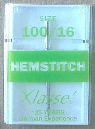 HEMSTITCH/ "WING"  MACHINE NEEDLES (KLASSE)