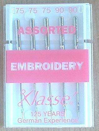EMBROIDERY MACHINE NEEDLES (KLASSE)
