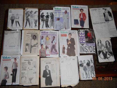 27 ASSORTED PATTERNS (SEWING) shipping R35